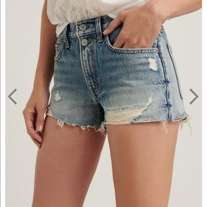 Lucky Mid Rose Cut Off Shorts
